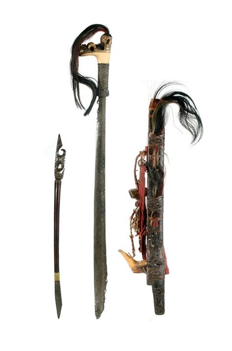 19th Century Dayak Mandau Sword Kalimantan Dayak Headhunters The