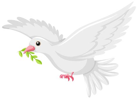 White dove icon on white background 1447180 Vector Art at Vecteezy