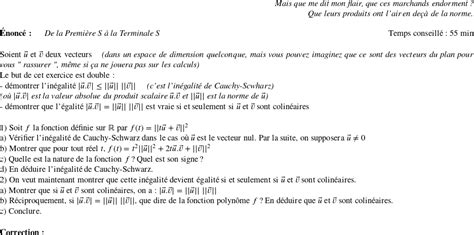 In Galit De Cauchy Schwarz Ayoub Et Les Maths