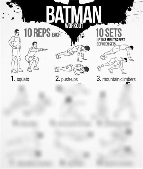 Arriba 58 Imagen Batman Challenge Workout Abzlocalmx