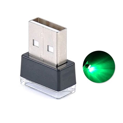 Портативный USB СВЕТОДИОДНЫЙ ночной Светильник для салона автомобиля с ...