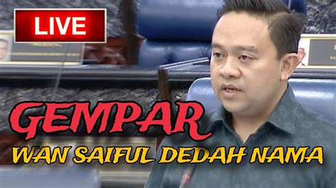 HRC LIVE PERANCANGAN LICIK PN ROSAKAN PMX SAIFUL DEDAH NAMA MP