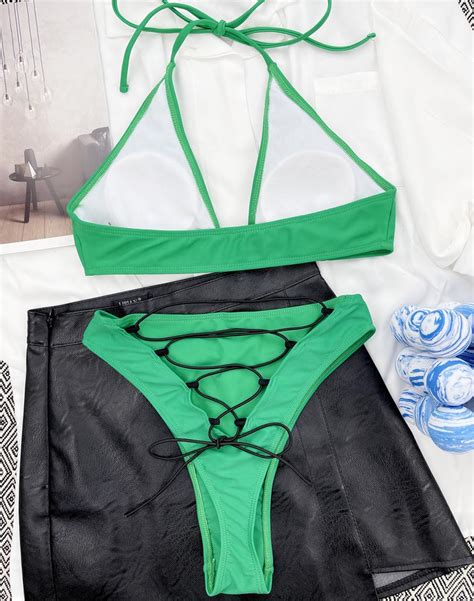 Купить Сексуальный женский купальник, однотонный купальник с разрезом ...