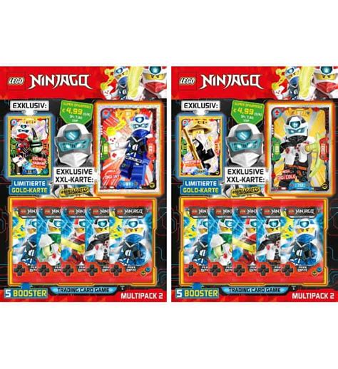 Lego Ninjago Serie Trading Cards Both Multipack Stickerpoint