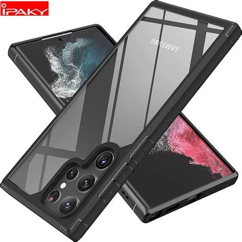 IPAKY Capa De Armadura Transparente Para Samsung S22 S21 S20 Note 20