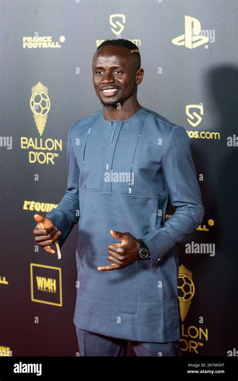 Sadio Mane lors de la cérémonie du tapis rouge du ballon d Or France