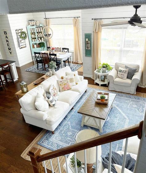 Farmhouse D Cor With Layered Living Room Rugs Soul Lane