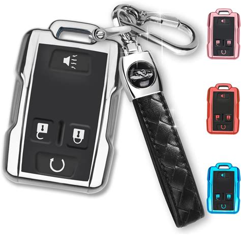 Mild East For Chevy Key Fob Cover With Keychain Car Key Case Shell Protector For