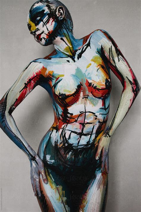 Artistic Nude With Body Art By Stocksy Contributor Liliya Rodnikova Stocksy