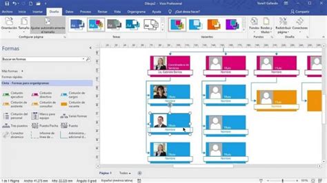 Cómo Hacer o Crear un Organigrama en Visio Facilmente Ejemplo