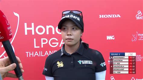 Patty Tavatanakit Second Round Interview | 2024 Honda LPGA Thailand ...