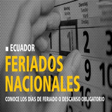 Feriados Nacionales Ecuador Ecu