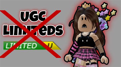 The End For Roblox Ugc Limiteds Youtube