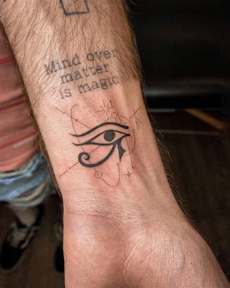 Eye Of Horus Tattoo Wrist