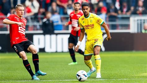 Fc Nantes Ludovic Blas Pist Par Le Voisin Rennais France Bleu