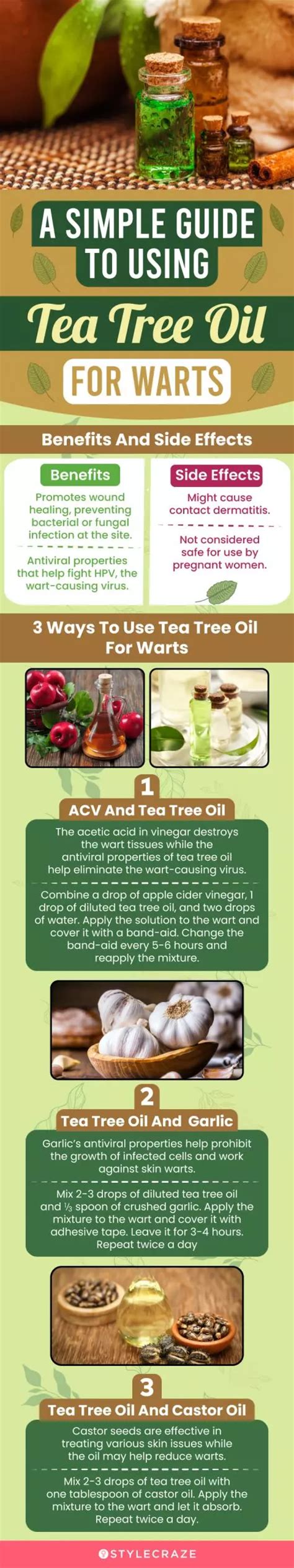 How To Use Tea Tree Oil For Warts