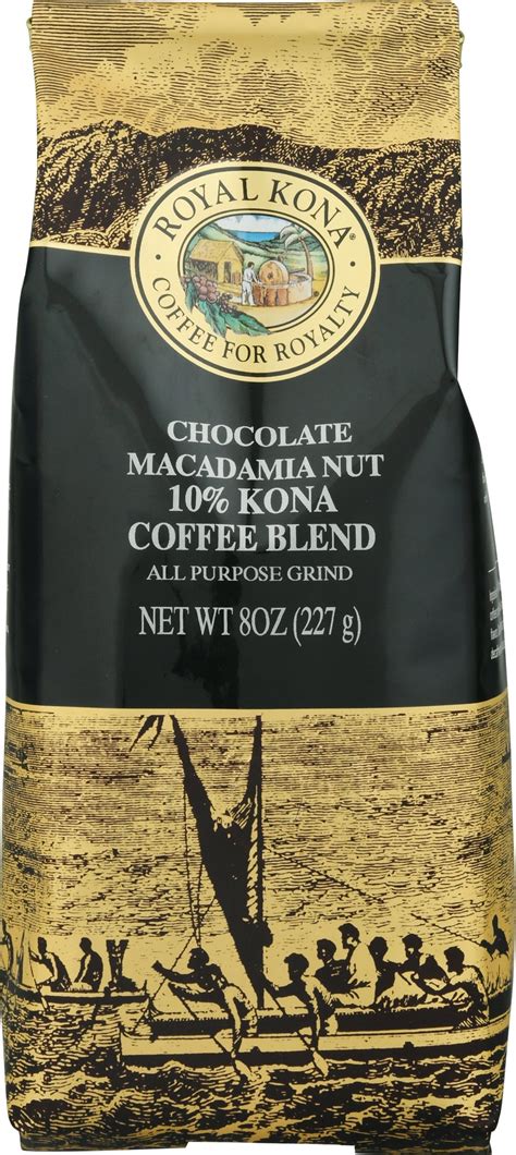 Royal Kona Coffee Chocolate Macadamia Nut Kona Coffee Blend