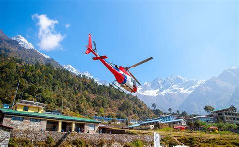 Kathmandu To Lukla Helicopter Flight Heli Tours In Nepal