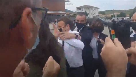 French President Emmanuel Macron slapped, video goes viral - The