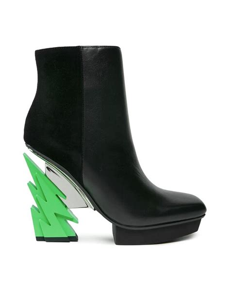 United Nude Botki Glam Square 107500116 Czarny Modivo Pl