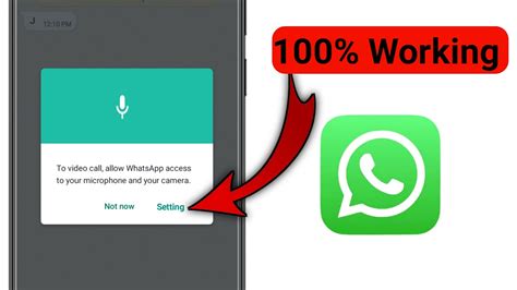 To Video Call Allow Whatsapp Access To Your Microphone Tap Setting