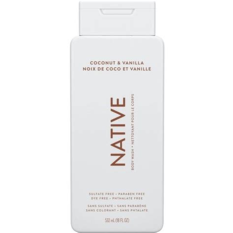 Native Body Wash Coconut Vanilla Save On Foods