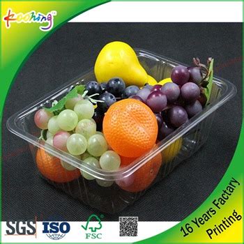 Recycled Plastic Pp Packing Fruit Insert Trays