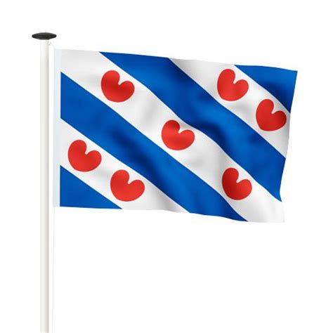 Vlag Friesland 150 X 225 Cm Dekker Vlaggen