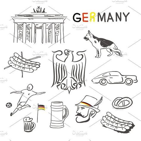 Germany Symbols Germany Symbols Vector