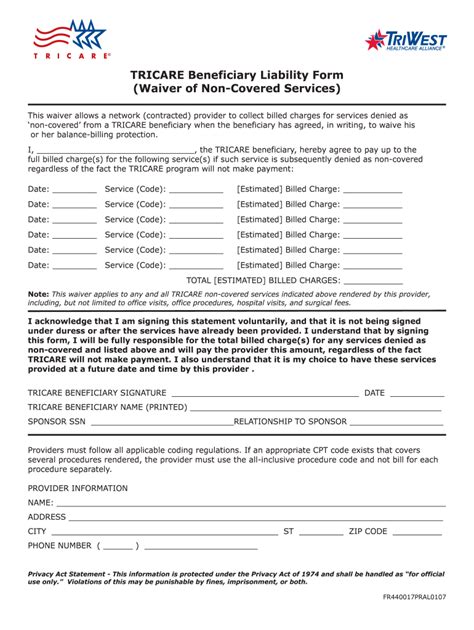 Tricare Beneficiary Liability Form Fill Out And Sign Online Dochub