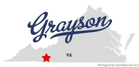 Map of Grayson, VA, Virginia