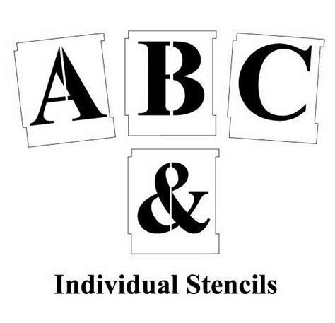 Free Free Printable Bold Letter Stencils Download Free Free Printable