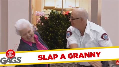 Granny Gets Slapped In The Face Youtube