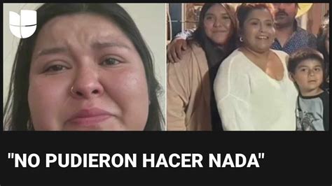 Entre Lágrimas Hispana Lamenta La Muerte De Su Madre Y Sus Hermanos