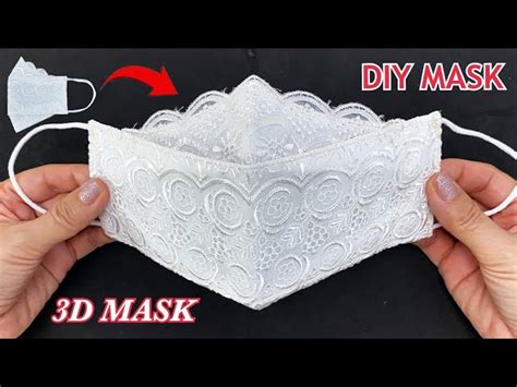 New Style Beautiful Mask Diy 3d Face Mask Easy Pattern Sewing Tutorial