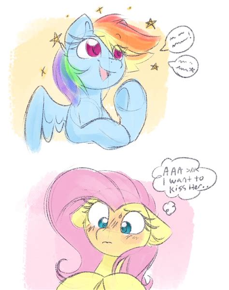 Safe Artist Lbrcloud Fluttershy Rainbow Dash Pegasus