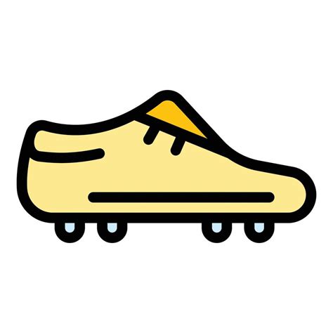 Football boot icon color outline vector 15032150 Vector Art at Vecteezy