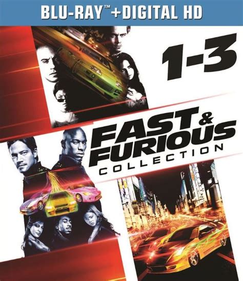 Best Buy Fast And Furious Collection 1 3 3 Discs Includes Digital