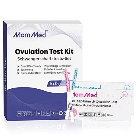 Mommed 15 Ovulation Test Strips And 5 Pregnancy Test Strips Combo Kit