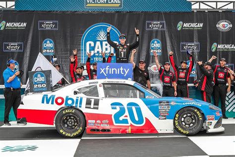 Nemechek Recovers From Early Spin To Claim Michigan