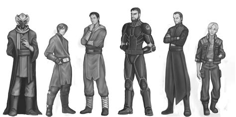 Star Wars Saga Characters by RheJulMag on DeviantArt