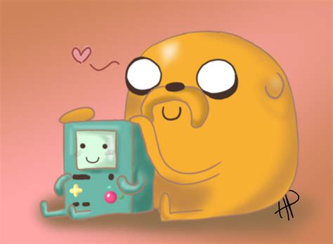 Bmo and Jake by ANTONIOMASTERPERES on DeviantArt