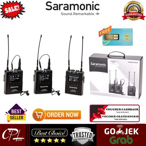 Jual Saramonic Uwmic S Kit Person Camera Mount Wireless Omni