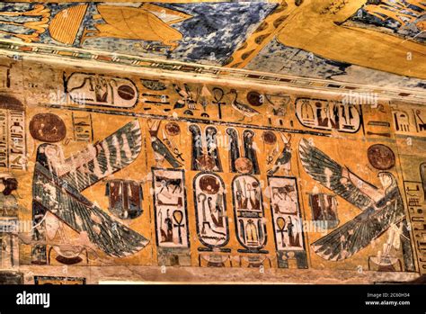 Murals Tomb Of Ramses Iv Kv Valley Of The Kings Unesco World