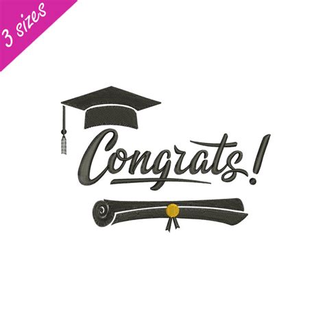 Congrats Graduation – RG Embroidery Designs