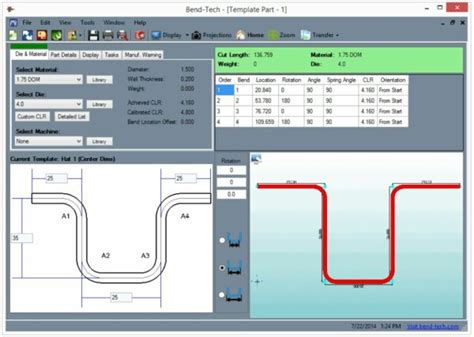 Bend Tech EZ Software