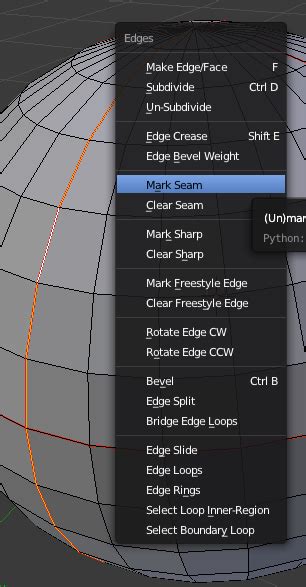 Mark Seam To Not Be Cut By Smart Uv Blender Stack Exchange