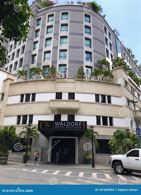 Famous Waldorf Hotel Boutique Located in Caracas, Venezuela Editorial