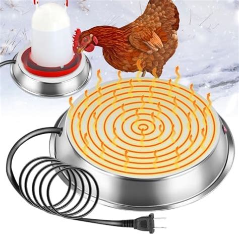 Amazon Chicken Water Heater Winter Chicken Waterer Heated Base