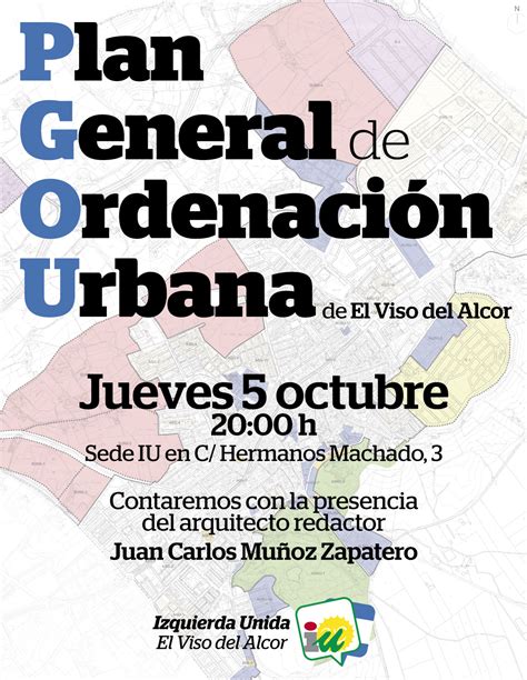 Ven a conocer el Plan General de Ordenación Urbana